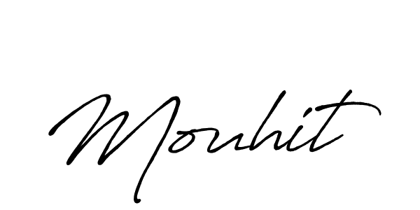 You should practise on your own different ways (Antro_Vectra_Bolder) to write your name (Mouhit) in signature. don't let someone else do it for you. Mouhit signature style 7 images and pictures png