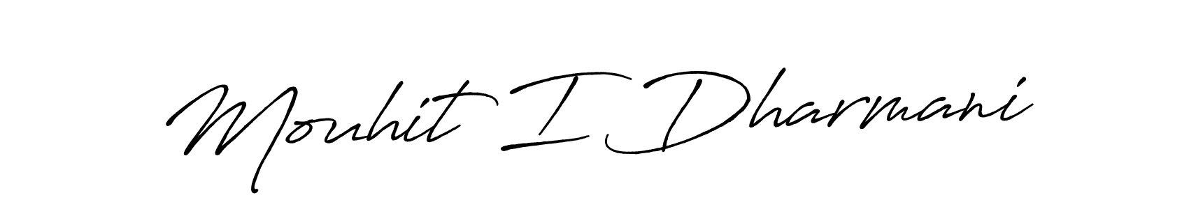 Make a beautiful signature design for name Mouhit I Dharmani. Use this online signature maker to create a handwritten signature for free. Mouhit I Dharmani signature style 7 images and pictures png