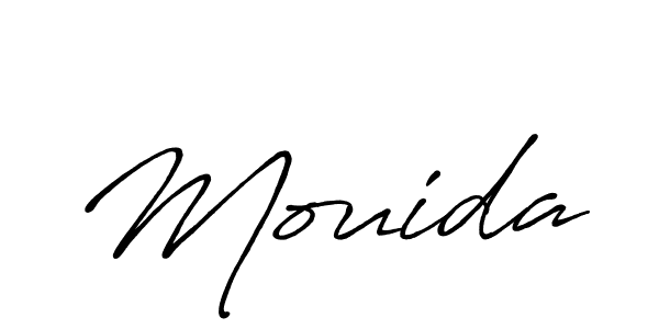 How to make Mouida name signature. Use Antro_Vectra_Bolder style for creating short signs online. This is the latest handwritten sign. Mouida signature style 7 images and pictures png