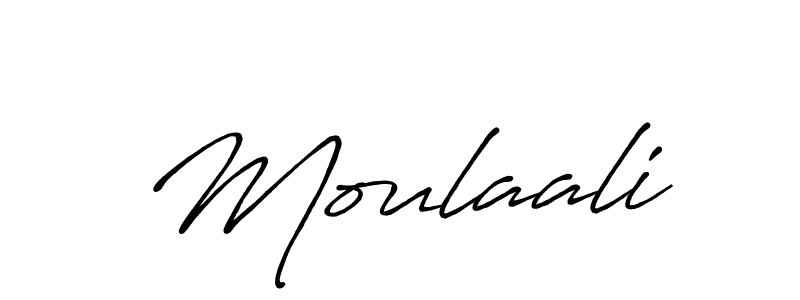 It looks lik you need a new signature style for name Moulaali. Design unique handwritten (Antro_Vectra_Bolder) signature with our free signature maker in just a few clicks. Moulaali signature style 7 images and pictures png