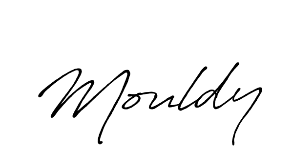 Use a signature maker to create a handwritten signature online. With this signature software, you can design (Antro_Vectra_Bolder) your own signature for name Mouldy. Mouldy signature style 7 images and pictures png