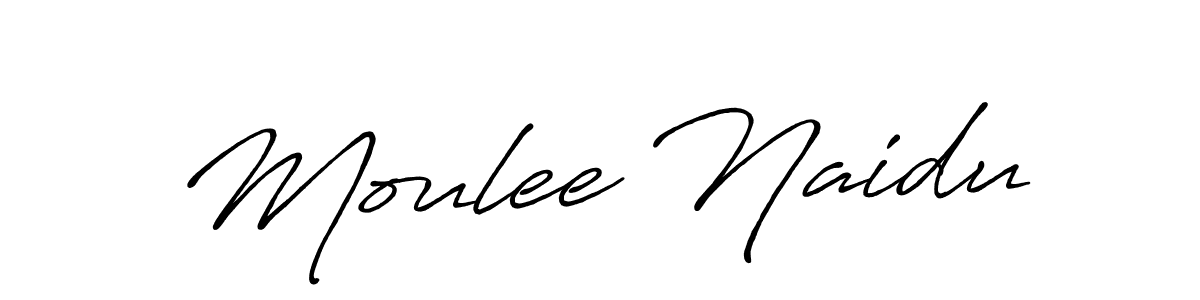 Make a beautiful signature design for name Moulee Naidu. Use this online signature maker to create a handwritten signature for free. Moulee Naidu signature style 7 images and pictures png