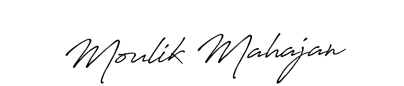 How to Draw Moulik Mahajan signature style? Antro_Vectra_Bolder is a latest design signature styles for name Moulik Mahajan. Moulik Mahajan signature style 7 images and pictures png