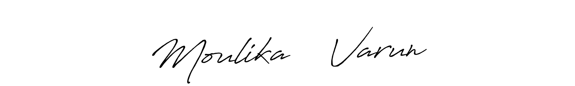 Make a short Moulika ♥️ Varun signature style. Manage your documents anywhere anytime using Antro_Vectra_Bolder. Create and add eSignatures, submit forms, share and send files easily. Moulika ♥️ Varun signature style 7 images and pictures png