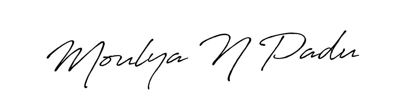 You can use this online signature creator to create a handwritten signature for the name Moulya N Padu. This is the best online autograph maker. Moulya N Padu signature style 7 images and pictures png