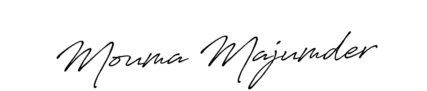 Design your own signature with our free online signature maker. With this signature software, you can create a handwritten (Antro_Vectra_Bolder) signature for name Mouma Majumder. Mouma Majumder signature style 7 images and pictures png