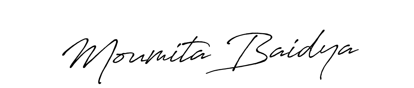 You can use this online signature creator to create a handwritten signature for the name Moumita Baidya. This is the best online autograph maker. Moumita Baidya signature style 7 images and pictures png