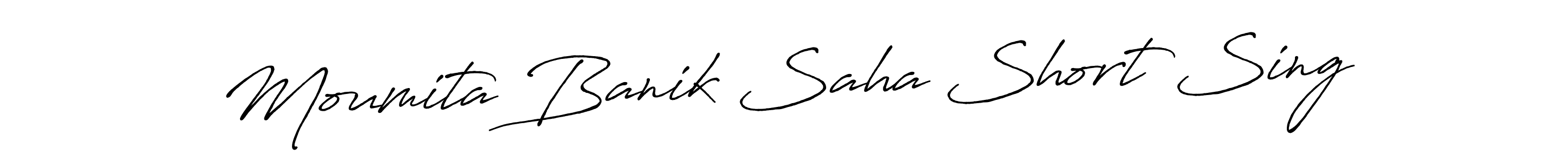 Once you've used our free online signature maker to create your best signature Antro_Vectra_Bolder style, it's time to enjoy all of the benefits that Moumita Banik Saha Short Sing name signing documents. Moumita Banik Saha Short Sing signature style 7 images and pictures png