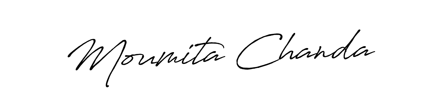 Similarly Antro_Vectra_Bolder is the best handwritten signature design. Signature creator online .You can use it as an online autograph creator for name Moumita Chanda. Moumita Chanda signature style 7 images and pictures png