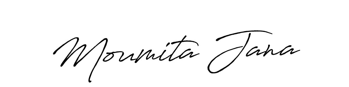 Use a signature maker to create a handwritten signature online. With this signature software, you can design (Antro_Vectra_Bolder) your own signature for name Moumita Jana. Moumita Jana signature style 7 images and pictures png