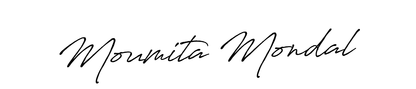 It looks lik you need a new signature style for name Moumita Mondal. Design unique handwritten (Antro_Vectra_Bolder) signature with our free signature maker in just a few clicks. Moumita Mondal signature style 7 images and pictures png