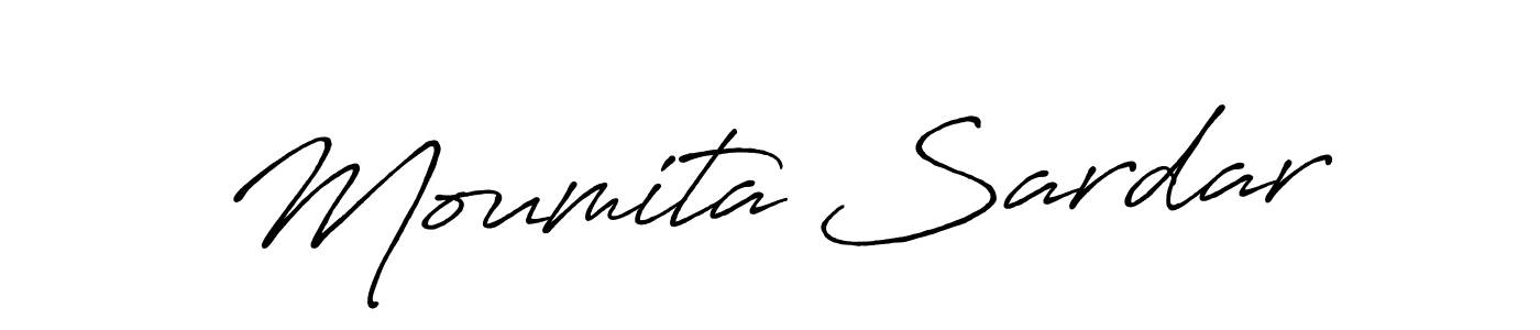 You should practise on your own different ways (Antro_Vectra_Bolder) to write your name (Moumita Sardar) in signature. don't let someone else do it for you. Moumita Sardar signature style 7 images and pictures png
