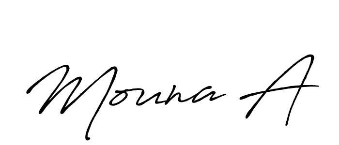 How to Draw Mouna A signature style? Antro_Vectra_Bolder is a latest design signature styles for name Mouna A. Mouna A signature style 7 images and pictures png