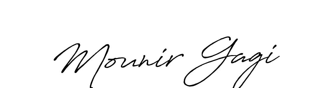 Best and Professional Signature Style for Mounir Gagi. Antro_Vectra_Bolder Best Signature Style Collection. Mounir Gagi signature style 7 images and pictures png