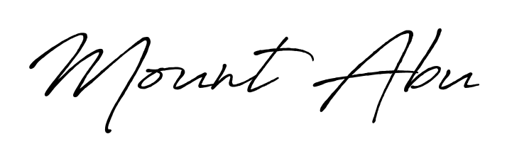 Designed for modern professionals: Mount Abu name signature crafted with Antro_Vectra_Bolder script. Ready for digital PDF workflows. Mount Abu signature style 7 images and pictures png