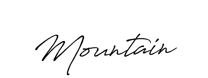 How to Draw Mountain signature style? Antro_Vectra_Bolder is a latest design signature styles for name Mountain. Mountain signature style 7 images and pictures png