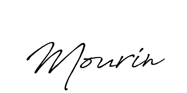 Use a signature maker to create a handwritten signature online. With this signature software, you can design (Antro_Vectra_Bolder) your own signature for name Mourin. Mourin signature style 7 images and pictures png