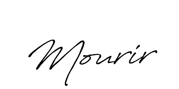 Create a beautiful signature design for name Mourir. With this signature (Antro_Vectra_Bolder) fonts, you can make a handwritten signature for free. Mourir signature style 7 images and pictures png