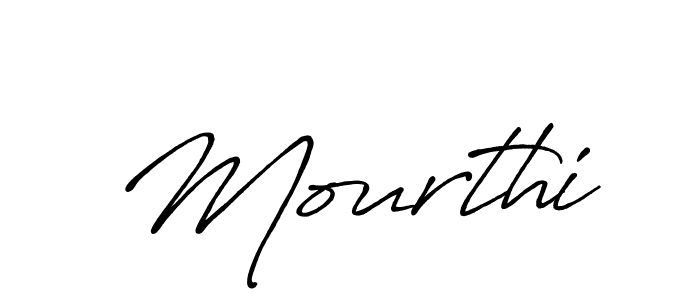 How to make Mourthi signature? Antro_Vectra_Bolder is a professional autograph style. Create handwritten signature for Mourthi name. Mourthi signature style 7 images and pictures png