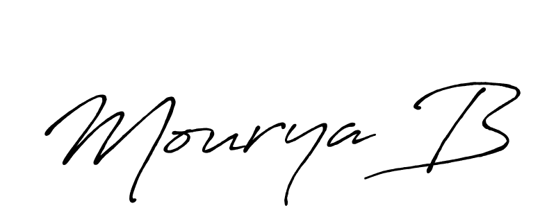 How to Draw Mourya B signature style? Antro_Vectra_Bolder is a latest design signature styles for name Mourya B. Mourya B signature style 7 images and pictures png