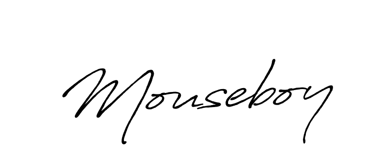 Mouseboy stylish signature style. Best Handwritten Sign (Antro_Vectra_Bolder) for my name. Handwritten Signature Collection Ideas for my name Mouseboy. Mouseboy signature style 7 images and pictures png