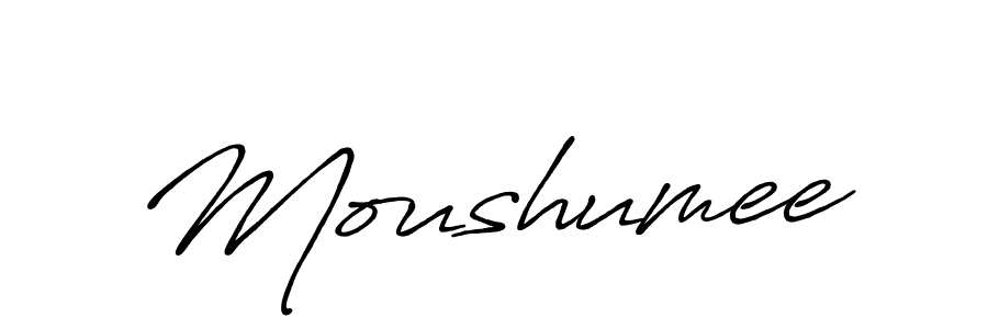 Once you've used our free online signature maker to create your best signature Antro_Vectra_Bolder style, it's time to enjoy all of the benefits that Moushumee name signing documents. Moushumee signature style 7 images and pictures png