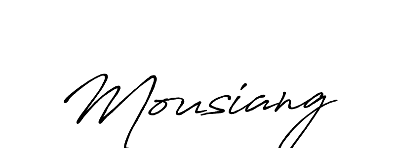 if you are searching for the best signature style for your name Mousiang. so please give up your signature search. here we have designed multiple signature styles  using Antro_Vectra_Bolder. Mousiang signature style 7 images and pictures png
