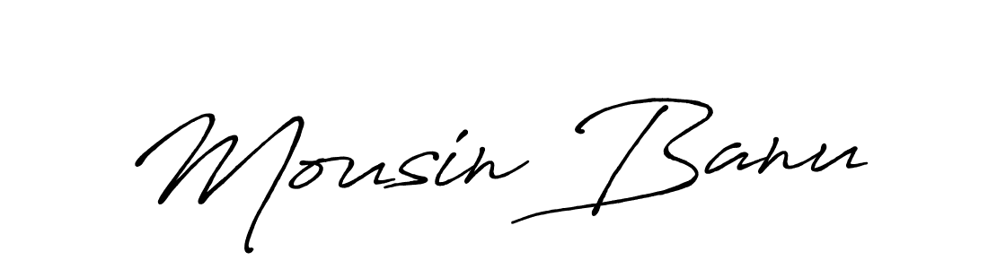 It looks lik you need a new signature style for name Mousin Banu. Design unique handwritten (Antro_Vectra_Bolder) signature with our free signature maker in just a few clicks. Mousin Banu signature style 7 images and pictures png