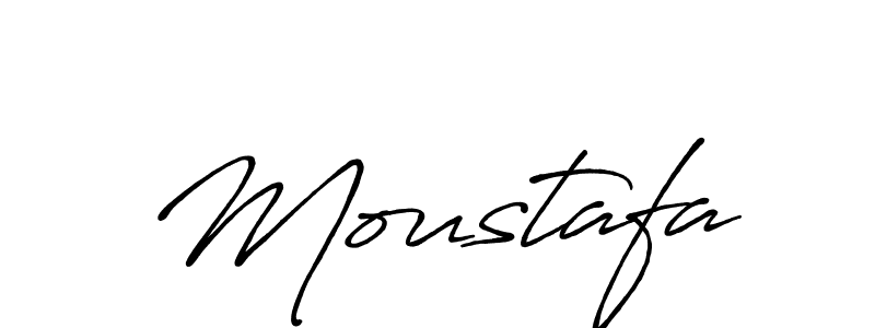 How to make Moustafa signature? Antro_Vectra_Bolder is a professional autograph style. Create handwritten signature for Moustafa name. Moustafa signature style 7 images and pictures png