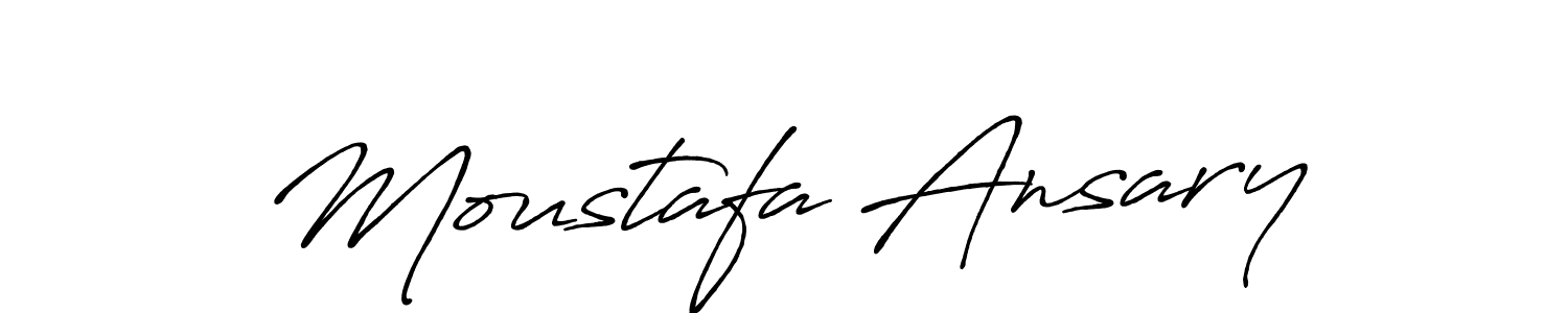 The best way (Antro_Vectra_Bolder) to make a short signature is to pick only two or three words in your name. The name Moustafa Ansary include a total of six letters. For converting this name. Moustafa Ansary signature style 7 images and pictures png