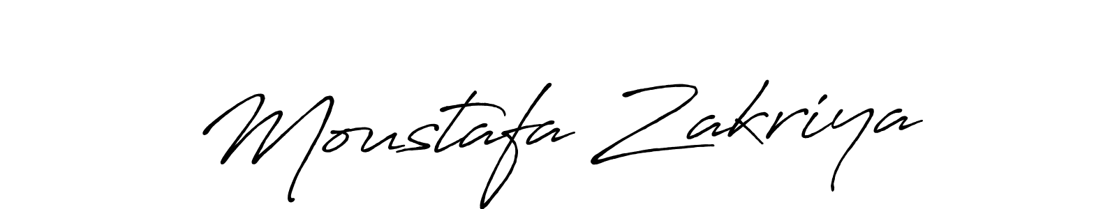 Once you've used our free online signature maker to create your best signature Antro_Vectra_Bolder style, it's time to enjoy all of the benefits that Moustafa Zakriya name signing documents. Moustafa Zakriya signature style 7 images and pictures png