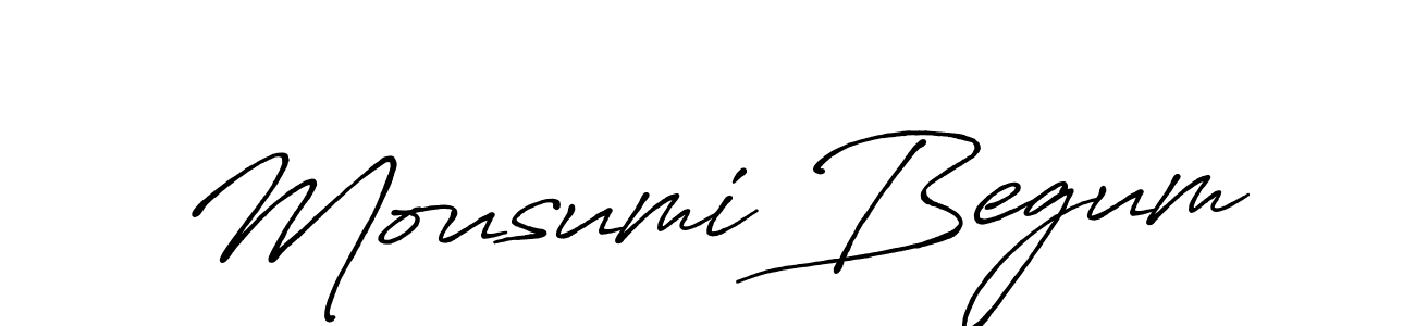 How to make Mousumi Begum signature? Antro_Vectra_Bolder is a professional autograph style. Create handwritten signature for Mousumi Begum name. Mousumi Begum signature style 7 images and pictures png