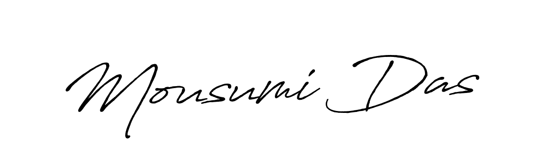 Design your own signature with our free online signature maker. With this signature software, you can create a handwritten (Antro_Vectra_Bolder) signature for name Mousumi Das. Mousumi Das signature style 7 images and pictures png