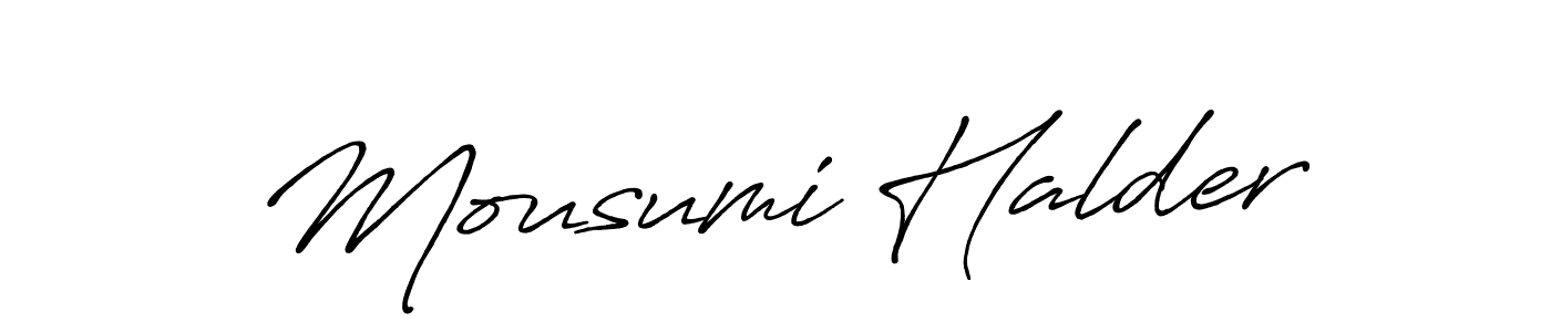 You should practise on your own different ways (Antro_Vectra_Bolder) to write your name (Mousumi Halder) in signature. don't let someone else do it for you. Mousumi Halder signature style 7 images and pictures png