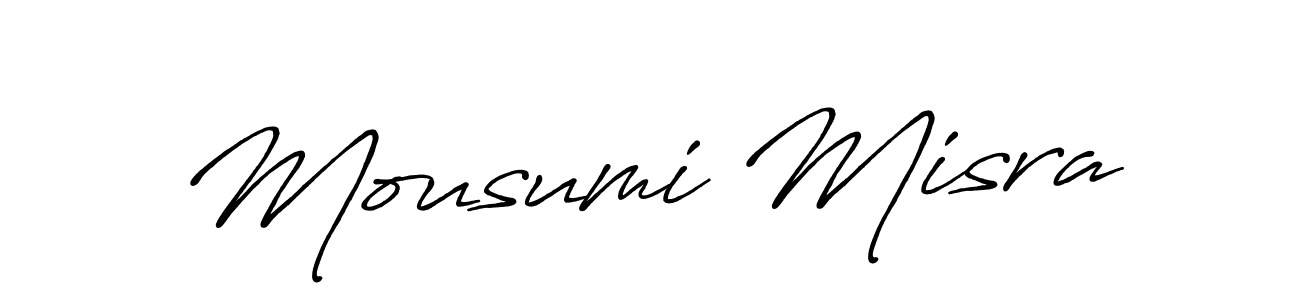 The best way (Antro_Vectra_Bolder) to make a short signature is to pick only two or three words in your name. The name Mousumi Misra include a total of six letters. For converting this name. Mousumi Misra signature style 7 images and pictures png