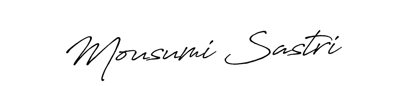 Use a signature maker to create a handwritten signature online. With this signature software, you can design (Antro_Vectra_Bolder) your own signature for name Mousumi Sastri. Mousumi Sastri signature style 7 images and pictures png