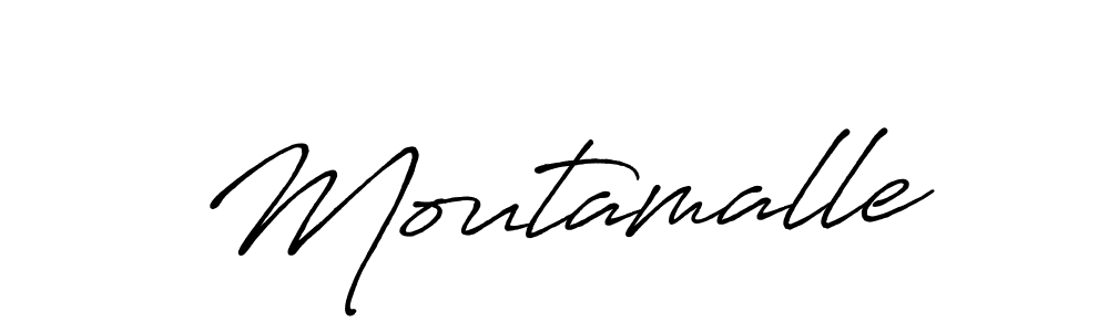 You should practise on your own different ways (Antro_Vectra_Bolder) to write your name (Moutamalle) in signature. don't let someone else do it for you. Moutamalle signature style 7 images and pictures png