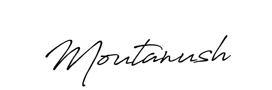 Make a beautiful signature design for name Moutanush. Use this online signature maker to create a handwritten signature for free. Moutanush signature style 7 images and pictures png