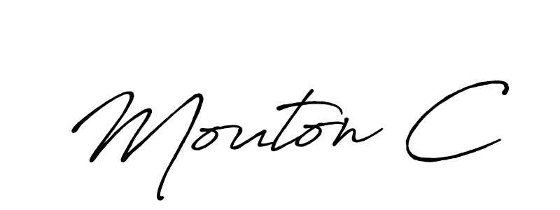 Once you've used our free online signature maker to create your best signature Antro_Vectra_Bolder style, it's time to enjoy all of the benefits that Mouton C name signing documents. Mouton C signature style 7 images and pictures png