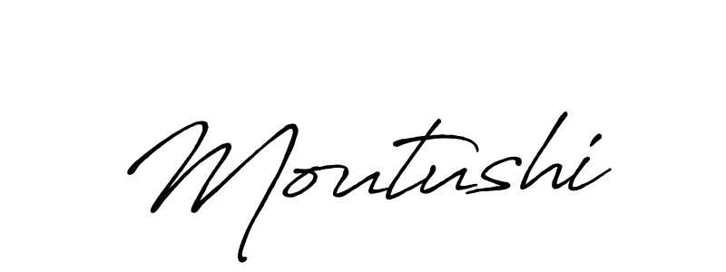 Moutushi stylish signature style. Best Handwritten Sign (Antro_Vectra_Bolder) for my name. Handwritten Signature Collection Ideas for my name Moutushi. Moutushi signature style 7 images and pictures png