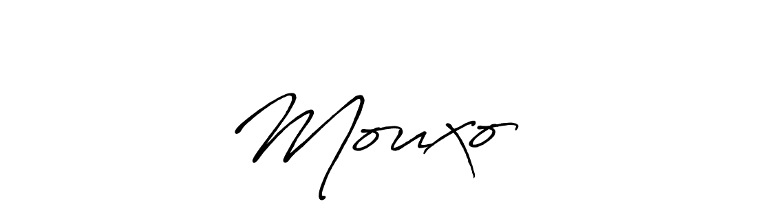 Design your own signature with our free online signature maker. With this signature software, you can create a handwritten (Antro_Vectra_Bolder) signature for name Mouxo❤️. Mouxo❤️ signature style 7 images and pictures png