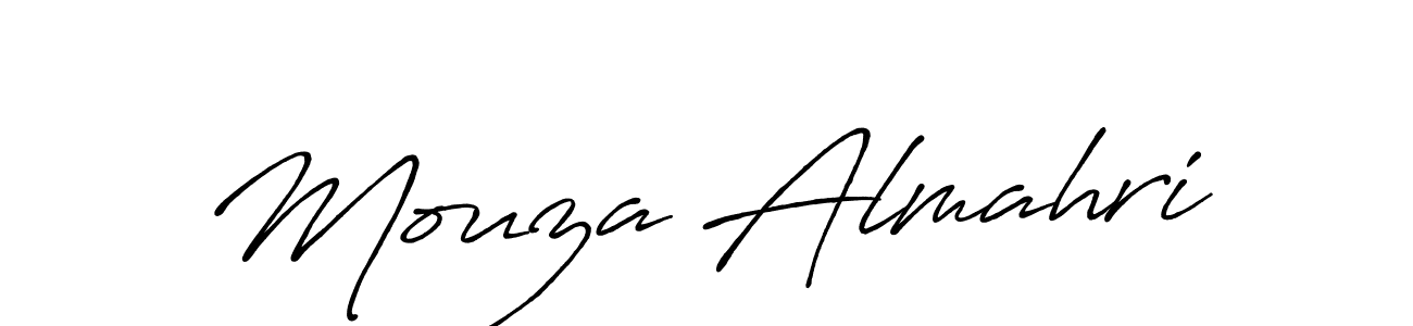 It looks lik you need a new signature style for name Mouza Almahri. Design unique handwritten (Antro_Vectra_Bolder) signature with our free signature maker in just a few clicks. Mouza Almahri signature style 7 images and pictures png