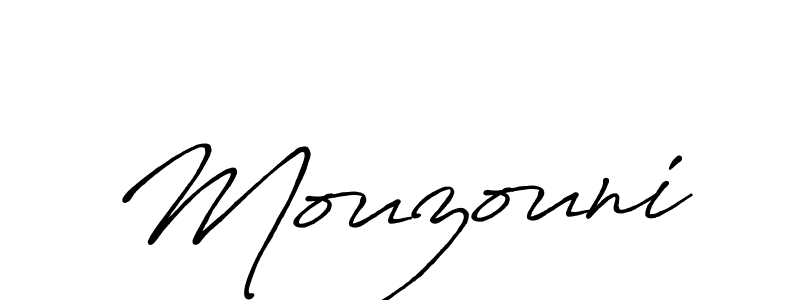 It looks lik you need a new signature style for name Mouzouni. Design unique handwritten (Antro_Vectra_Bolder) signature with our free signature maker in just a few clicks. Mouzouni signature style 7 images and pictures png