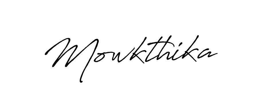 The best way (Antro_Vectra_Bolder) to make a short signature is to pick only two or three words in your name. The name Mowkthika include a total of six letters. For converting this name. Mowkthika signature style 7 images and pictures png