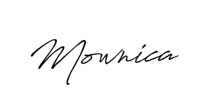 Make a beautiful signature design for name Mownica. Use this online signature maker to create a handwritten signature for free. Mownica signature style 7 images and pictures png