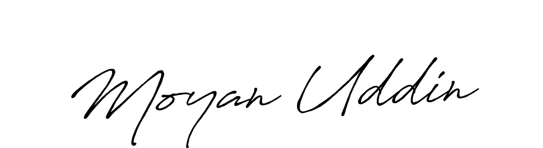 How to make Moyan Uddin signature? Antro_Vectra_Bolder is a professional autograph style. Create handwritten signature for Moyan Uddin name. Moyan Uddin signature style 7 images and pictures png