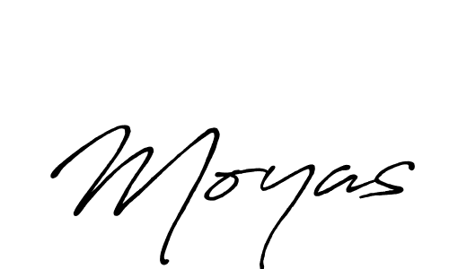 Use a signature maker to create a handwritten signature online. With this signature software, you can design (Antro_Vectra_Bolder) your own signature for name Moyas. Moyas signature style 7 images and pictures png