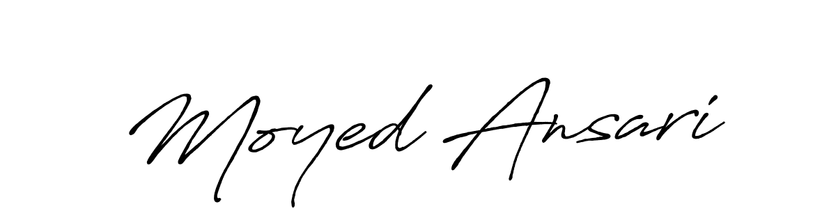 Antro_Vectra_Bolder is a professional signature style that is perfect for those who want to add a touch of class to their signature. It is also a great choice for those who want to make their signature more unique. Get Moyed Ansari name to fancy signature for free. Moyed Ansari signature style 7 images and pictures png