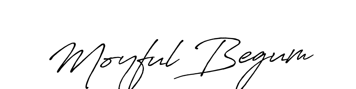 Make a beautiful signature design for name Moyful Begum. Use this online signature maker to create a handwritten signature for free. Moyful Begum signature style 7 images and pictures png