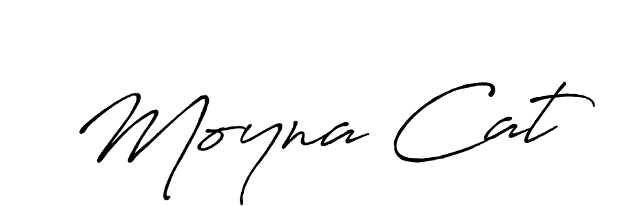 Make a beautiful signature design for name Moyna Cat. Use this online signature maker to create a handwritten signature for free. Moyna Cat signature style 7 images and pictures png